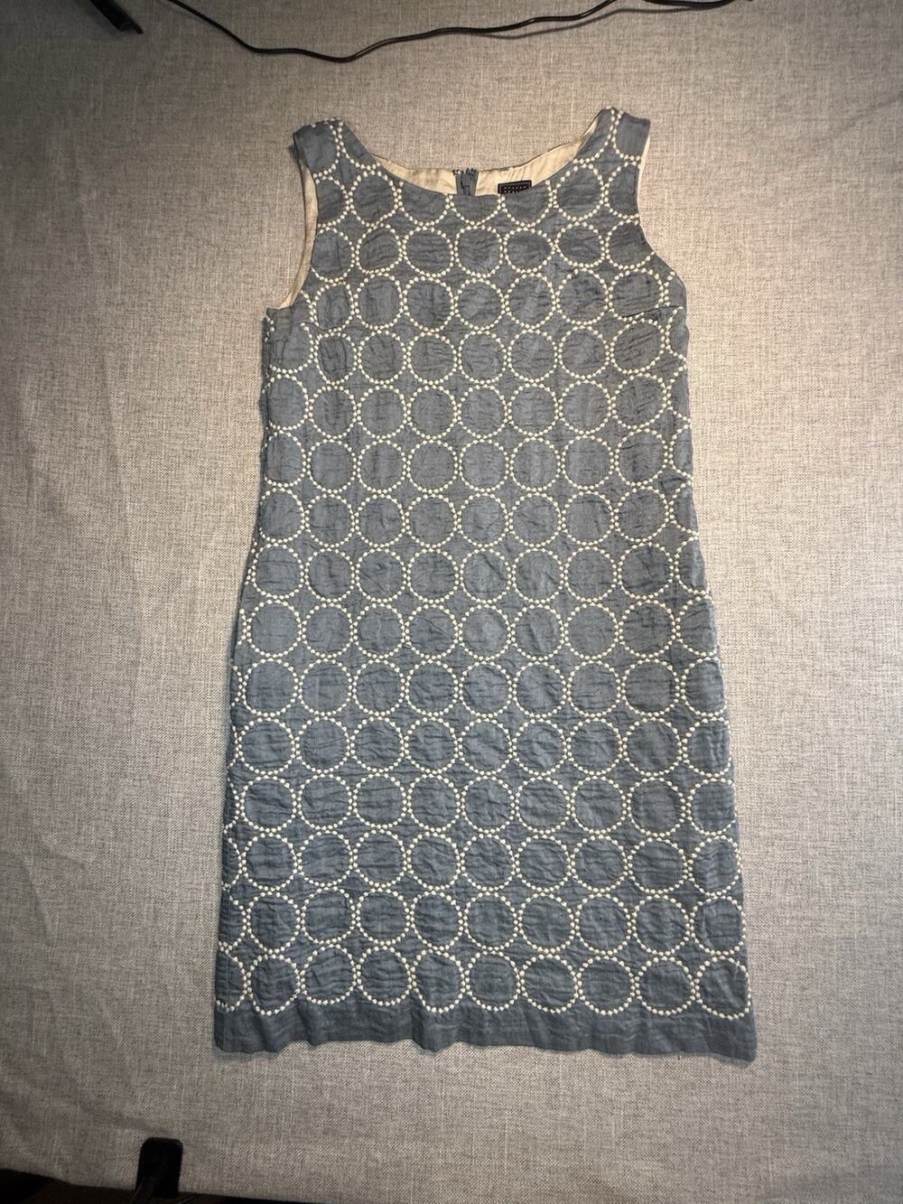 Mina Perhonen Tambourine Sleeveless dress Size 36 Embroidered